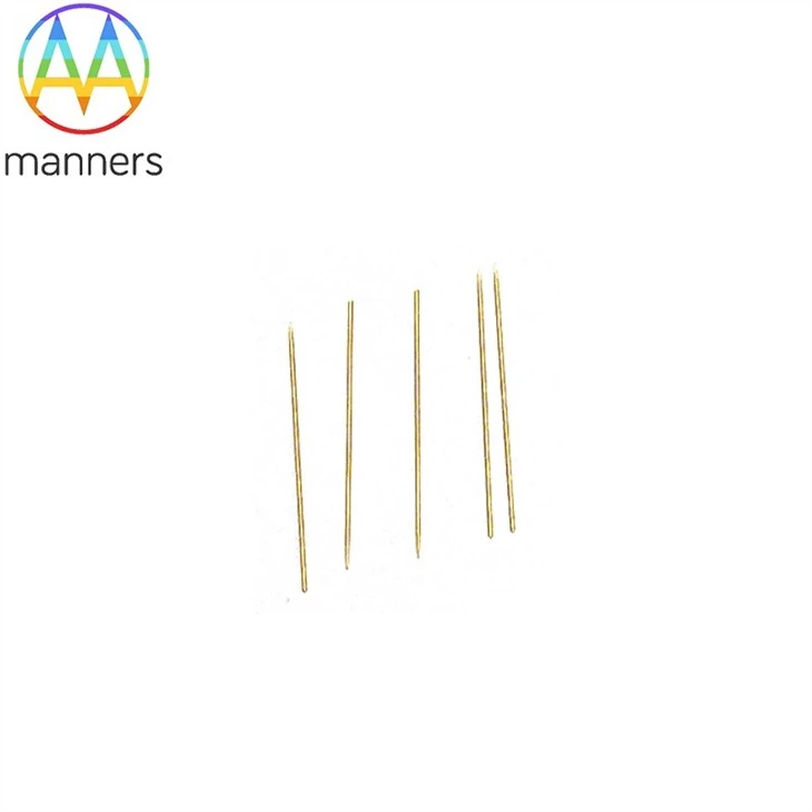 1uin Gold Plated Micro Needles