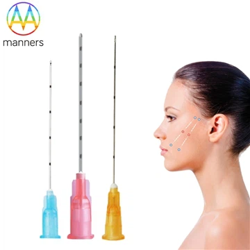아름다움 Hyaluronic 산 채우는 무딘 바늘과 예리한 바늘 다름