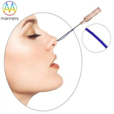 아름다움을 위한 21g 60mm Pdo 실 리프팅 바늘