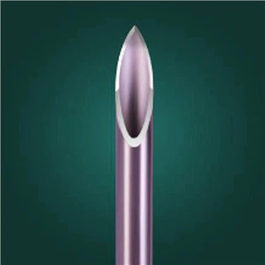 구부러진 팁 바늘